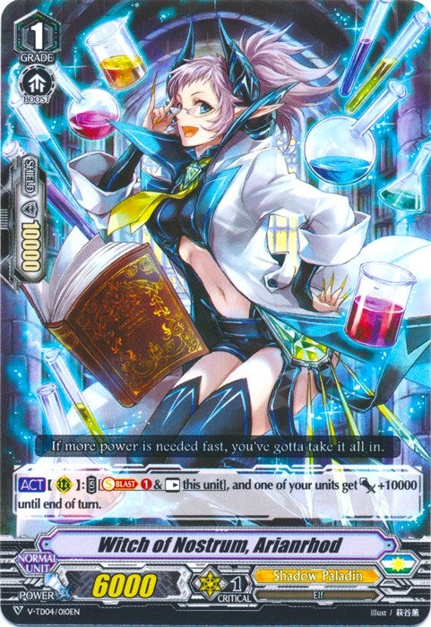 Witch of Nostrum Arianrhod (4010) [V-TD04] - Cardfight Vanguard Single