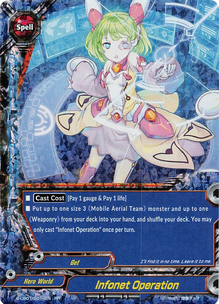 Infonet Operation (10014) [S-UB01] - Future Card BuddyFight Single