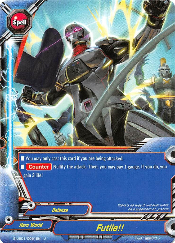 Futile!! (10051) [S-UB01] - Future Card BuddyFight Single