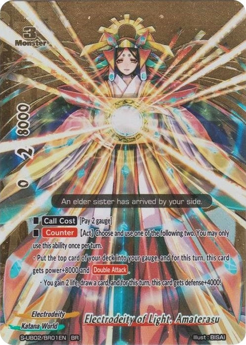 Electrodeity of Light Amaterasu (BR) (201) [S-UB02] - Future Card BuddyFight Single