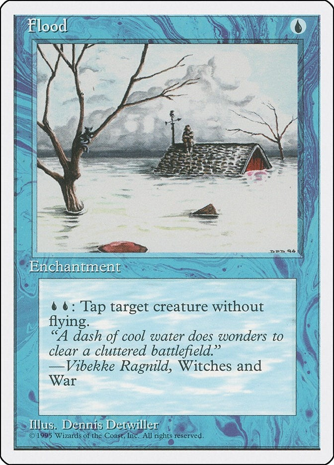 Flood [4ED] - MTG Single