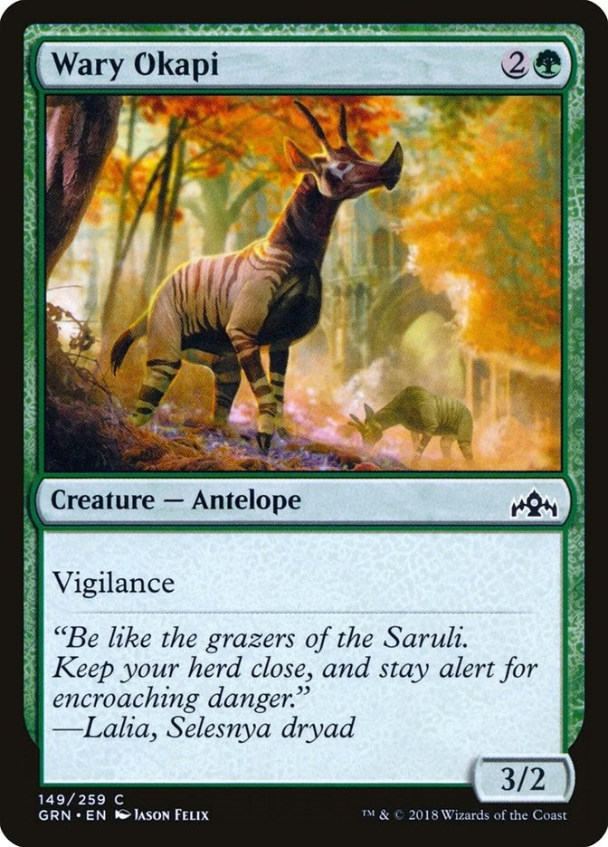 Wary Okapi (149) [GRN] - MTG Single