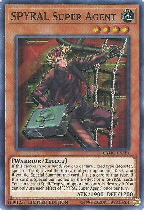 SPYRAL Super Agent (1) (CYHO) - YuGiOh Single