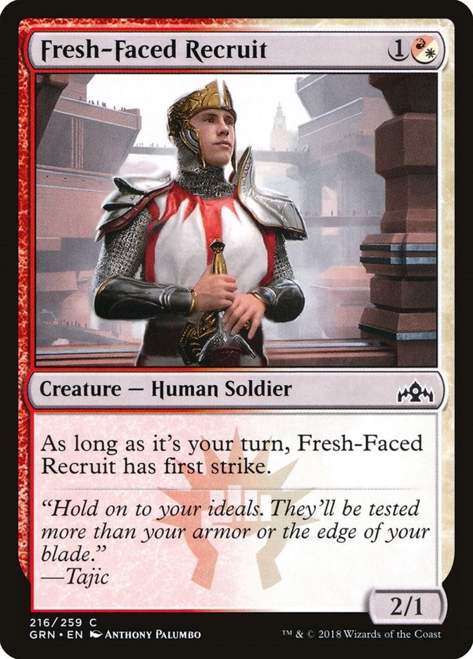 Fresh-Faced Recruit (216) [GRN] - MTG Single