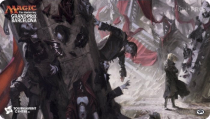 Magic Grand Prix 2016 Playmat: Barcelona (Version 1) - Declaration in Stone - Playmats Sealed