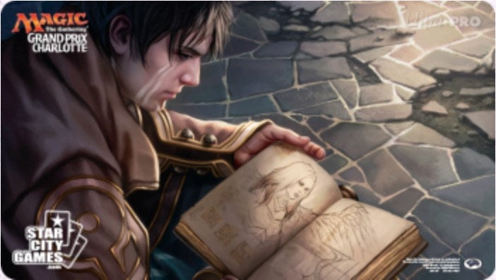 Magic Grand Prix 2016 Playmat: Charlotte - Pore Over the Pages - Playmats Sealed