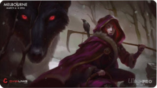 Magic Grand Prix 2016 Playmat: Melbourne (Version 2) - Red Riding Hood - Ryan Yee Commissioned Artwork - Playmats Sealed