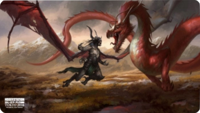 Magic Grand Prix 2016 Playmat: Tokyo (Version 2) - Battle of Mud - Daarken Commissioned Artwork - Playmats Sealed