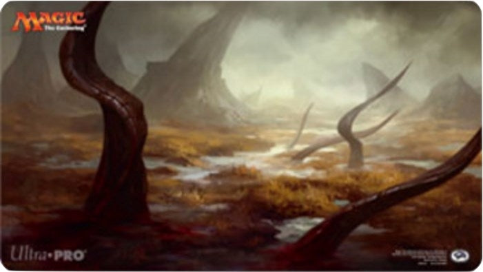Magic Grand Prix 2016 Playmat: Tokyo (Version 3) - Bloodstained Mire - Playmats Sealed