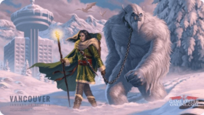 Magic Grand Prix 2016 Playmat: Vancouver BC (Version 3) - Craig J Spearing Commissioned Artwork - Playmats Sealed