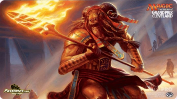 Magic Grand Prix 2017 Playmat: Cleveland (Version 2) - Neheb the Worthy - Playmats Sealed