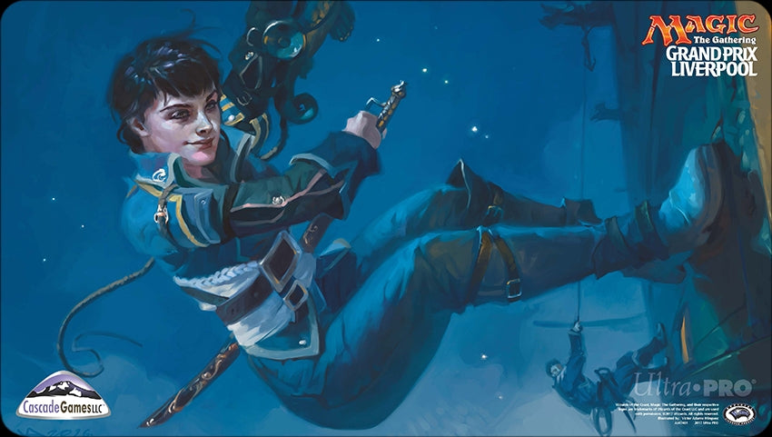 Magic Grand Prix 2017 Playmat: Liverpool - Daring Saboteur - Playmats Sealed