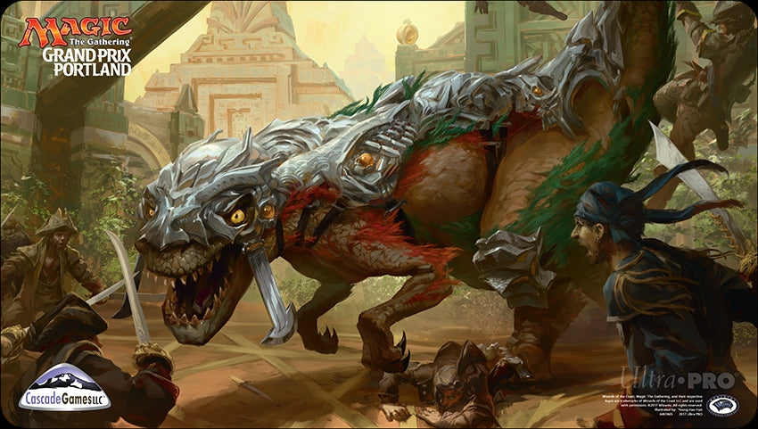Magic Grand Prix 2017 Playmat: Portland - Carnage Tyrant - Playmats Sealed