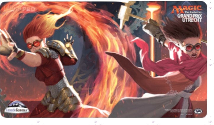 Magic Grand Prix 2017 Playmat: Utrecht - Chandra’s Revolution and Pia’s Revolution - Playmats Sealed