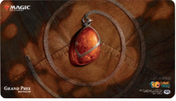 Magic Grand Prix 2018 Playmat: Bermingham Legacy - Mox Amber - Playmats Sealed