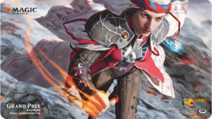 Magic Grand Prix 2018 Playmat: Richmond Brawl Championship - Adeliz the Cinder Wind - Playmats Sealed