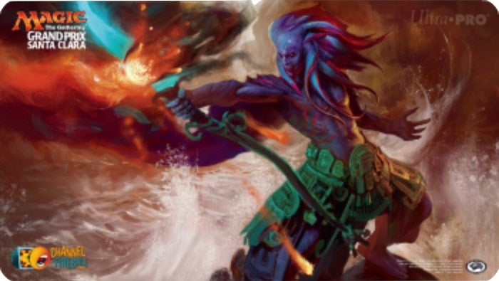 Magic Grand Prix 2018 Playmat: Santa Clara (Version 2) - Spell Pierce - Playmats Sealed