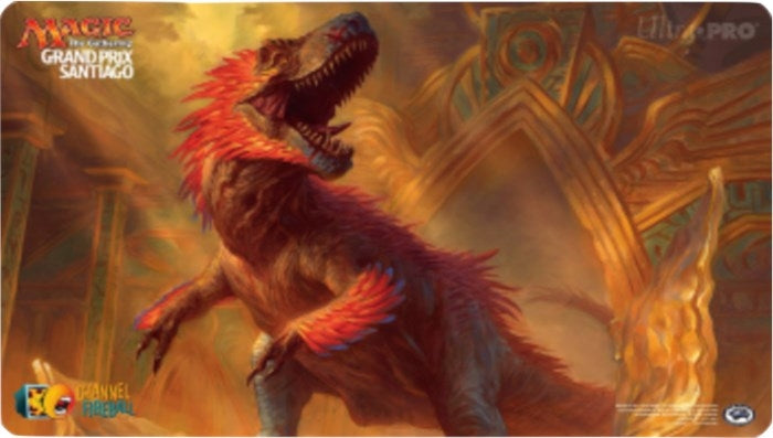 Magic Grand Prix 2018 Playmat: Santiago (Version 3) - Wayward Swordtooth - Playmats Sealed