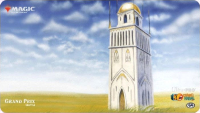 Magic Grand Prix 2018 Playmat: Seattle Legacy/Vintage - Urza’s Tower - Playmats Sealed