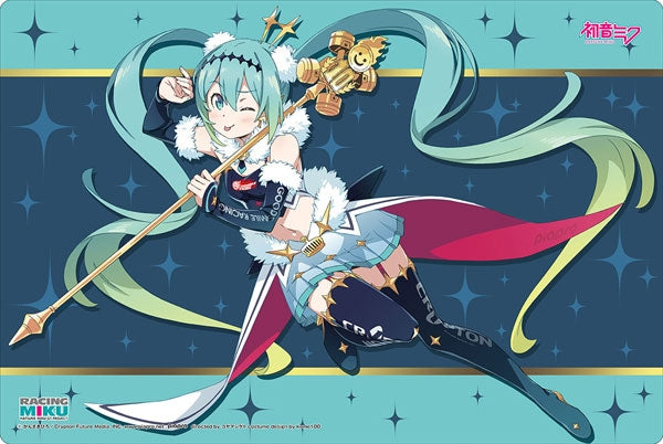 Bushiroad Rubber Mat Collection Vol.159: Hatsune Miku - Racing Miku 2018 Ver. (159) - Playmats Sealed