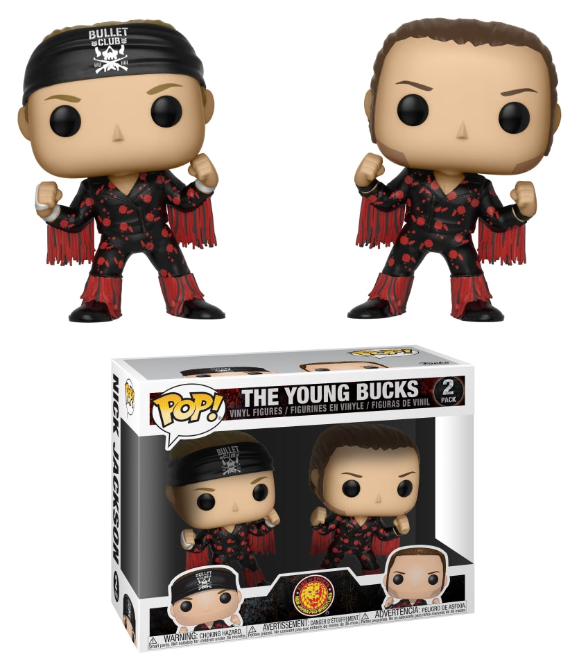 Bullet Club: The Young Bucks 2-Pack [POP!] - Funko Sealed