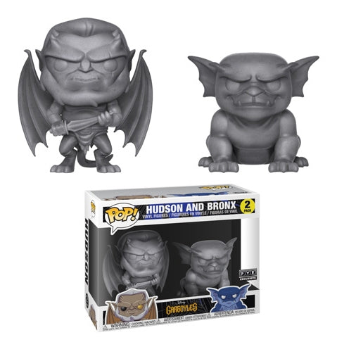 Gargoyles: Hudson & Bronx 2-Pack (Stone) (FYE Exclusive) [POP!] - Funko Sealed