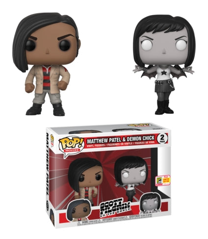 Scott Pilgrim vs. the World: Matthew Patel & Demon Chick 2-Pack (2018 SDCC Exclusive) [POP!] - Funko Sealed