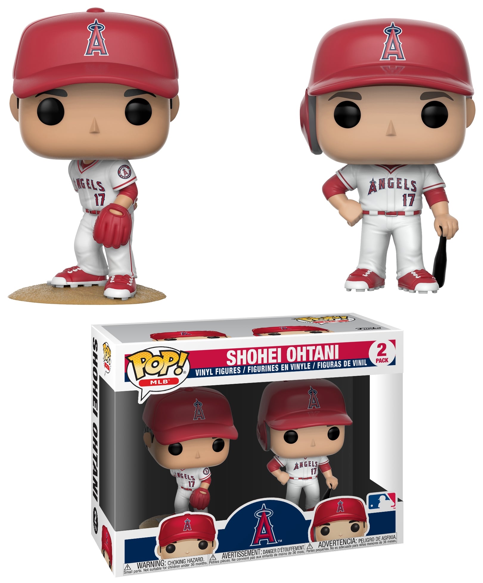 Shohei Otahni 2-Pack (Los Angeles Angels) [POP!] - Funko Sealed