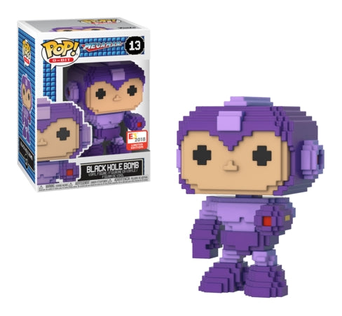 Mega Man: Black Hole Bomb (8-Bit) (E3 2018 Exclusive) (13) [POP!] - Funko Sealed