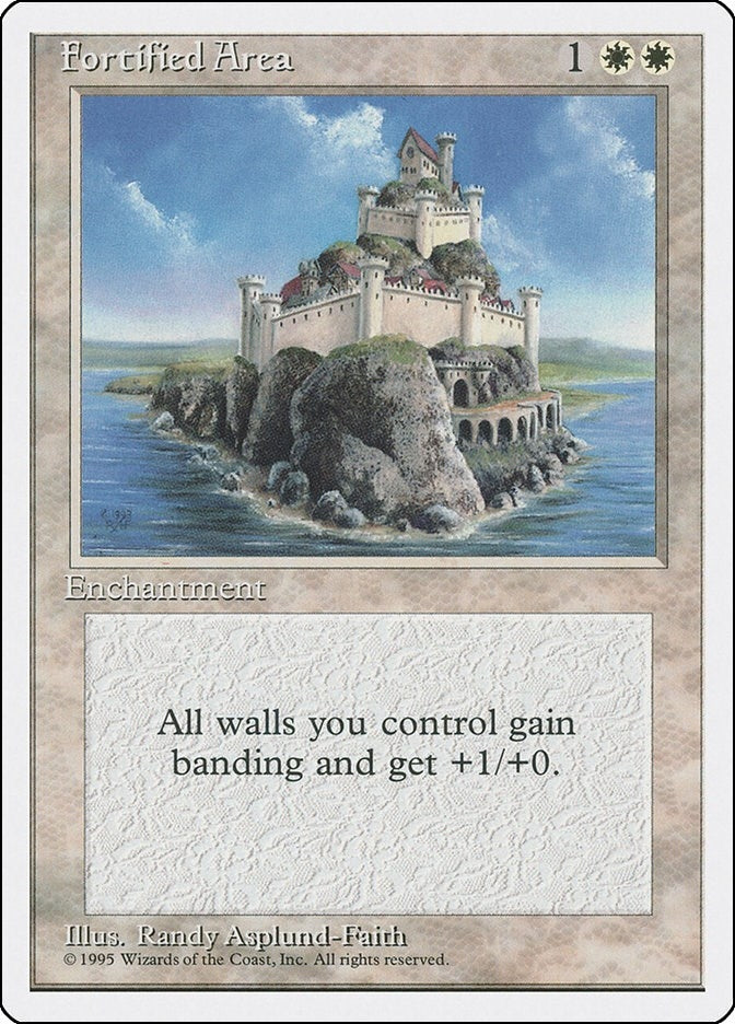Fortified Area [4ED] - MTG Single