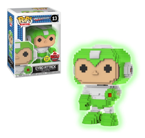 Mega Man: Gyro Attack (Glow in the Dark) (FAN EXPO Canada Exclusive) (13) [POP!] - Funko Sealed