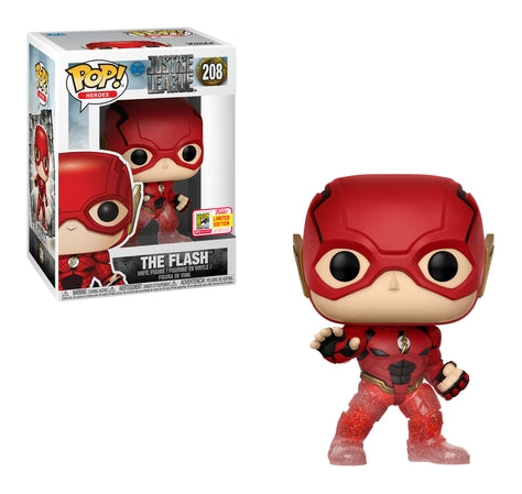 Justice League: The Flash (Translucent) (SDCC 2018 Exclusive) (208) [POP!] - Funko Sealed