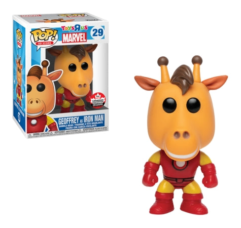 Ad Icons: Geoffrey as Iron Man (Bobble-Head) (FAN EXPO Canada Exclusive) (29) [POP!] - Funko Sealed