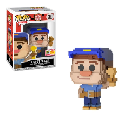 Wreck-It-Ralph: Felix (8-Bit) (SDCC 2018 Exclusive) (31) [POP!] - Funko Sealed