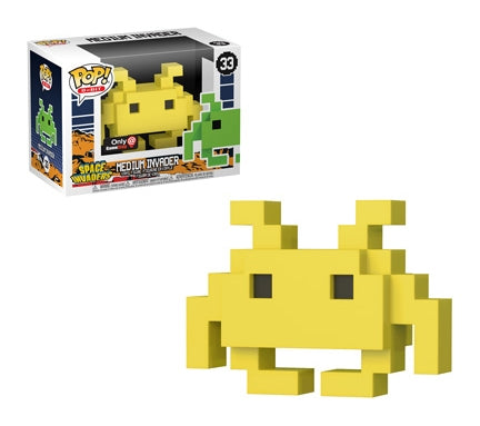 Space Invaders: Medium Invader (Yellow) (GameStop Exclusive) (33) [POP!] - Funko Sealed