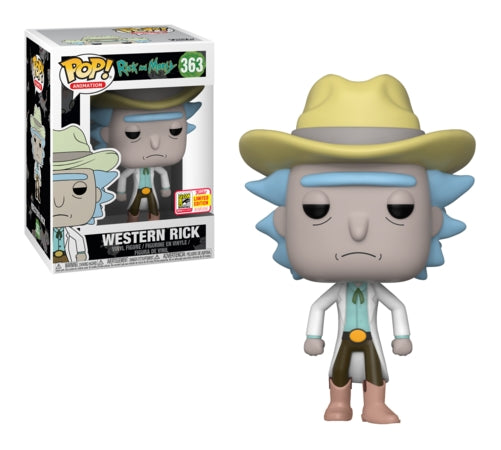 Rick and Morty: Western Rick (SDCC 2018 Exclusive) (363) [POP!] - Funko Sealed