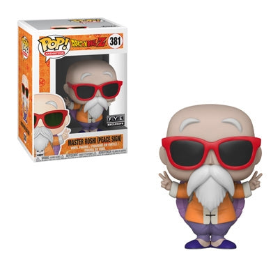 Dragon Ball Z: Master Roshi (Peace Sign) (FYE Exclusive) (381) [POP!] - Funko Sealed