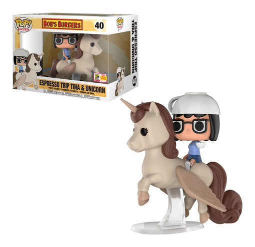 Bob’s Burgers: Espresso Trip Tina & Unicorn (40) [POP!] - Funko Sealed