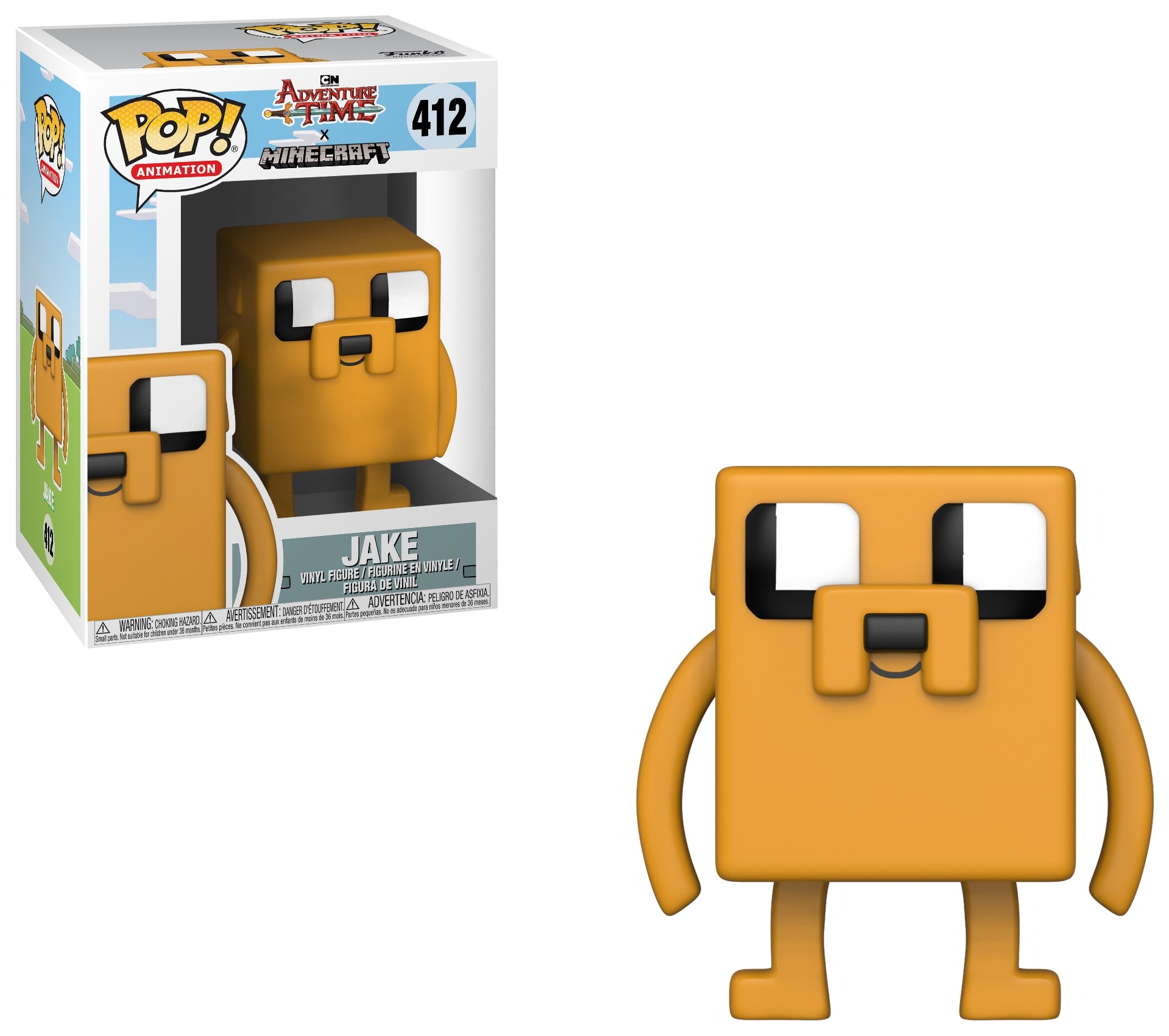 Adventure Time x Minecraft: Jake (412) [POP!] - Funko Sealed