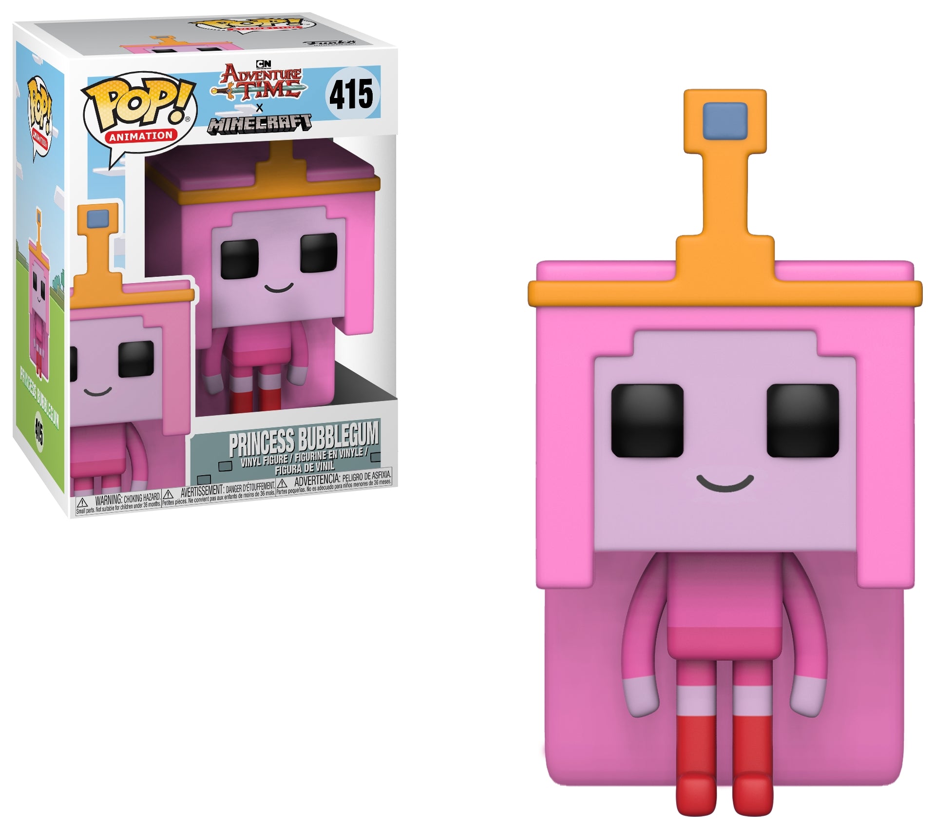 Adventure Time x Minecraft: Princess Bubblegum (414) [POP!] - Funko Sealed