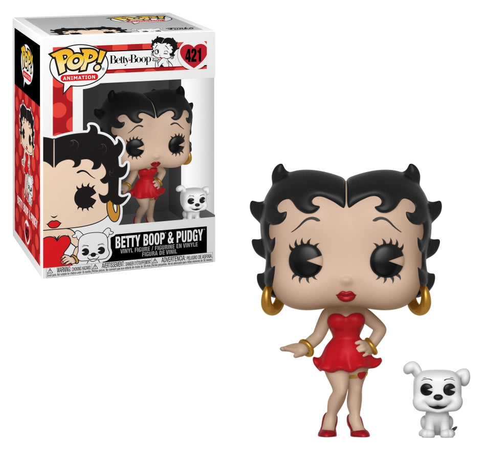 Betty Boop: Betty Boop & Pudgy (421) [POP!] - Funko Sealed