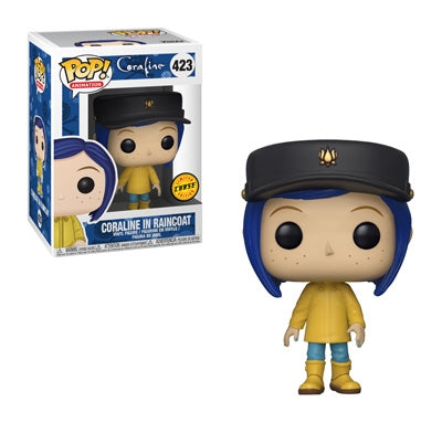Coraline: Coraline in Raincoat (with Hat) (Limited Edition Chase) (423) [POP!] - Funko Sealed