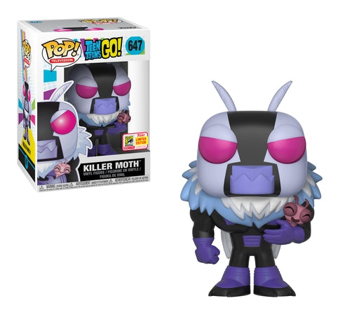 Teen Titans Go!: Killer Moth (SDCC 2018 Exclusive) (647) [POP!] - Funko Sealed