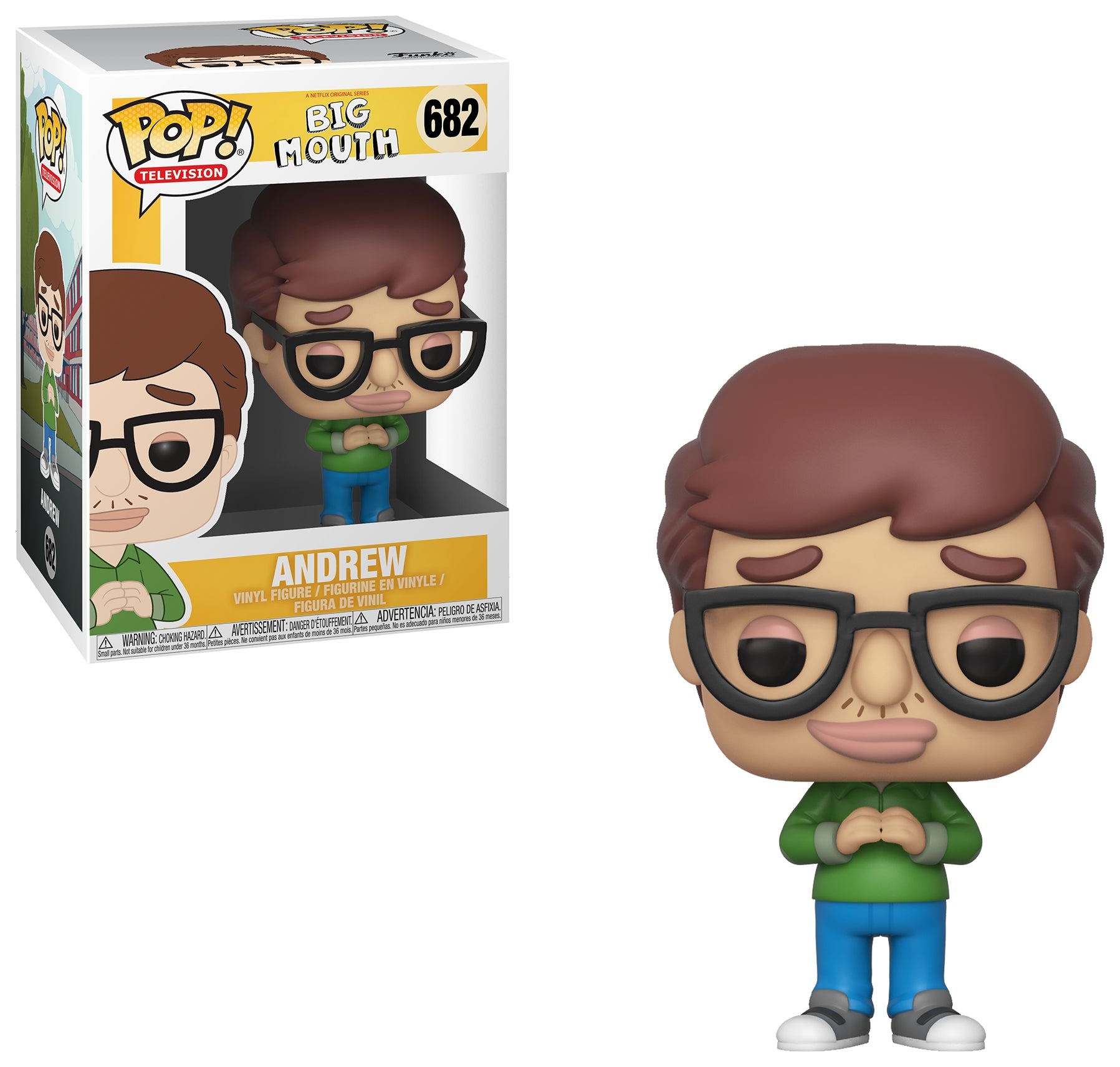 Big Mouth: Andrew (682) [POP!] - Funko Sealed