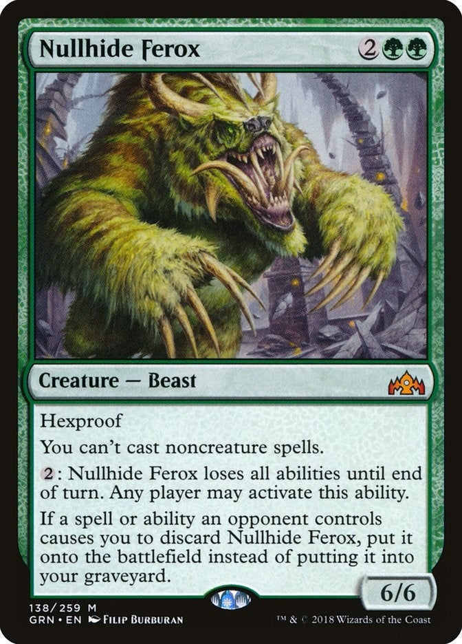 Nullhide Ferox (138) [GRN] - MTG Single