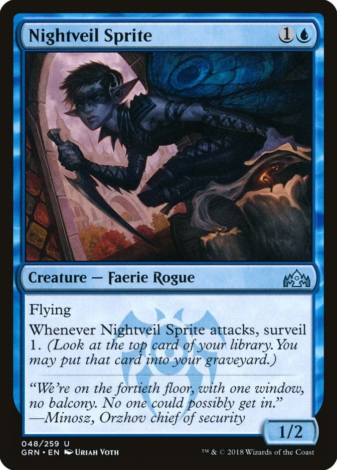 Nightveil Sprite (48) [GRN] - MTG Single
