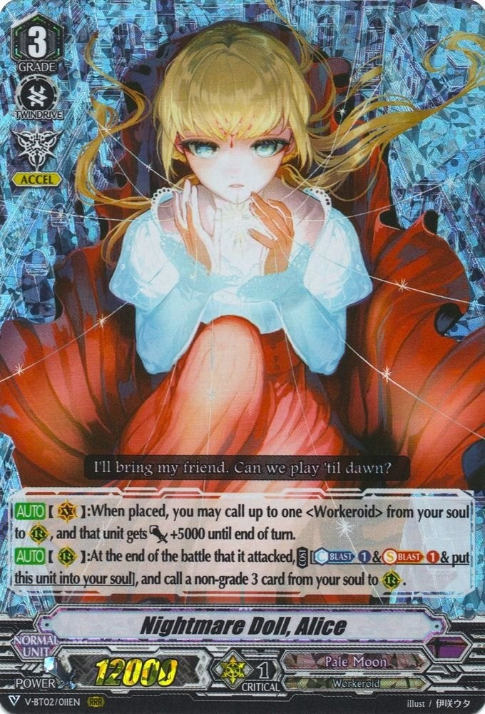 Nightmare Doll Alice (2011) [V-BT02] - Cardfight Vanguard Single