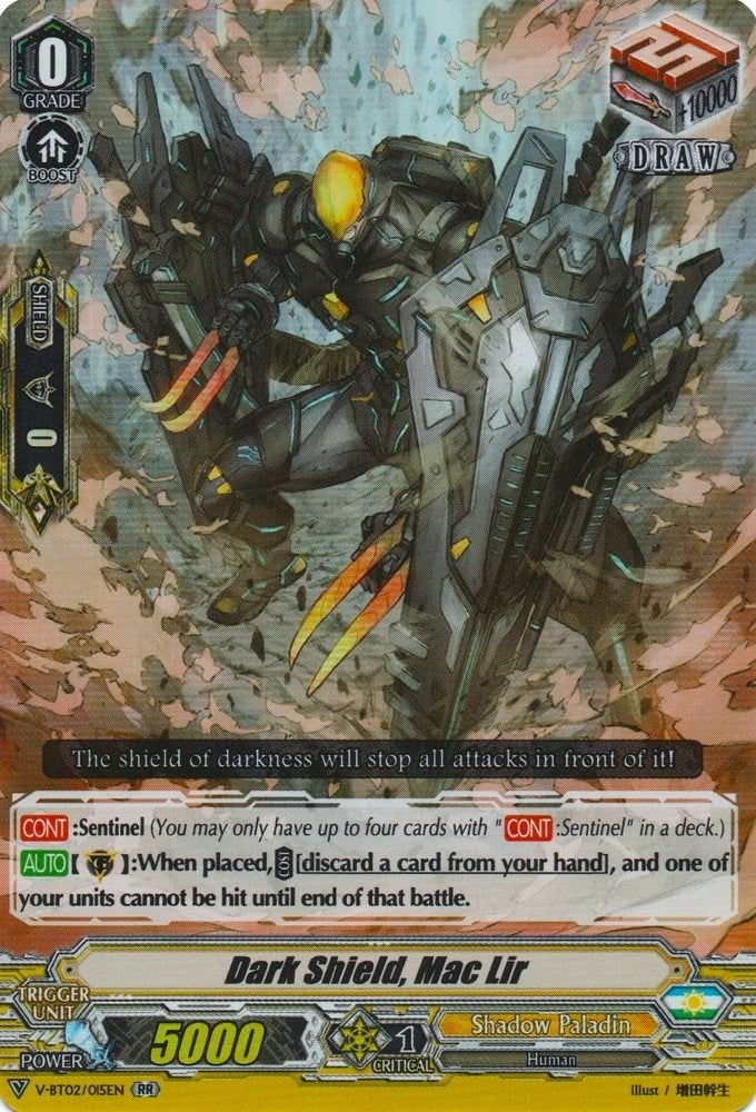 Dark Shield Mac Lir (2015) [V-BT02] - Cardfight Vanguard Single