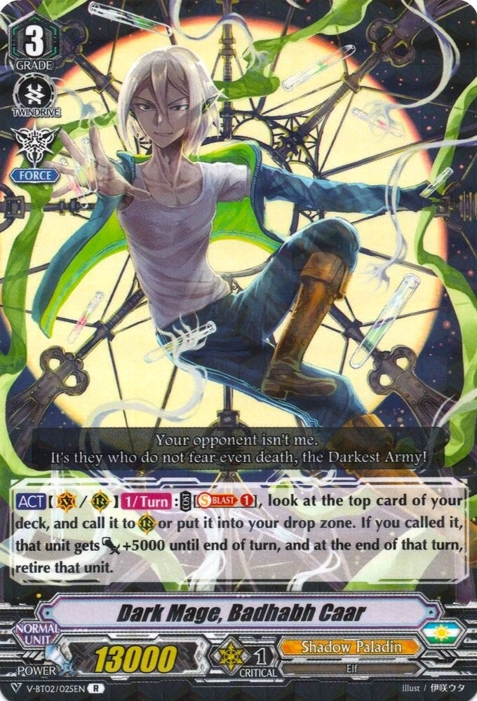 Dark Mage Badhabh Caar (2025) [V-BT02] - Cardfight Vanguard Single