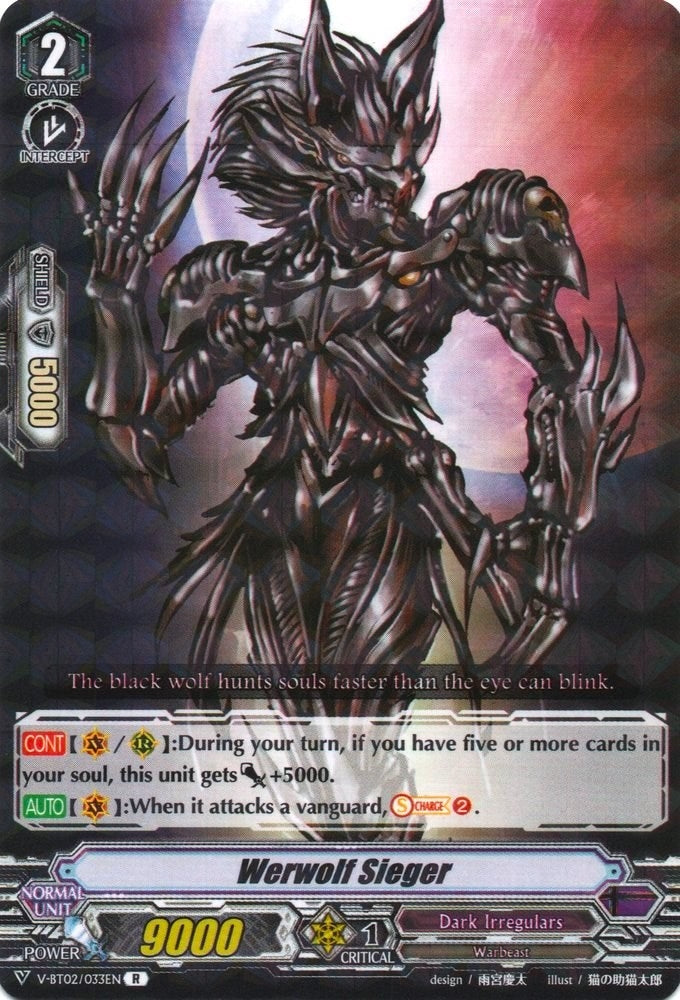 Werwolf Sieger (2033) [V-BT02] - Cardfight Vanguard Single
